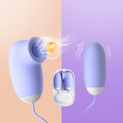 Generique Double Stimulateur Magical Suck 5 x 2cm